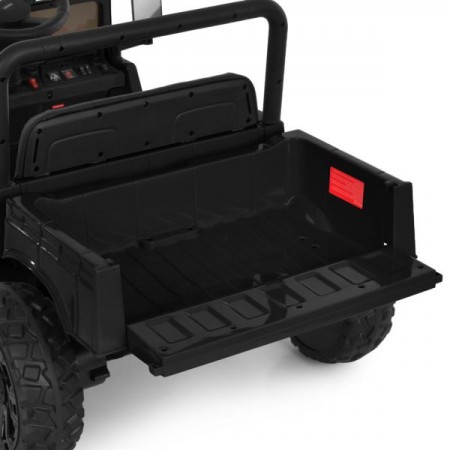 Дитячий електромобіль Джип Toyota Land Cruiser Pickup M 6308EBLR-2 чорний, 2 мотори по 35W, EVA, шкіра, Bluetooth Дитячий електромобіль Джип Toyota Land Cruiser Pickup M 6308EBLR-2 чорний, 2 мотори по 35W, EVA, шкіра, Bluetooth