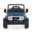 Детский электромобиль Джип Toyota Land Cruiser Pickup M 6308EBLR-4 синий, 2 мотора по 35W, EVA, кожа, Bluetooth, MP3