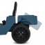Детский электромобиль Джип Toyota Land Cruiser Pickup M 6308EBLR-4 синий, 2 мотора по 35W, EVA, кожа, Bluetooth, MP3