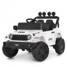 Джип M 6312EBLR-1(24V) (1шт) р/к2.4G, 2мотори200W, 1акум24V5AH, EVA, USB, MP3, шкіра, світло, музика, білий