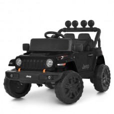 Джип M 6312EBLR-2(24V) (1шт) р/к2.4G, 2мотори200W, 1акум24V5AH, EVA, USB, MP3, шкіра, світло, музика, чорний