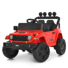 Джип M 6312EBLR-3(24V) (1шт) р/к2.4G, 2мотори200W, 1акум24V5AH, EVA, USB, MP3, шкіра, світло, музика, червоний