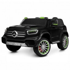 Джип M 6379EBLRS-2 р/к2,4G, 1*12V15AH, 4*45W, MP3, USB, TF, BLUETOOTH, EVA, шкіра, музика, світло, фарб.чорний