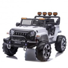 Джип M 6380EBLR-1(24V) (1шт) р/к2,4G, 1*24V8AH, 4*45W, MP3, USB, TF, BLUETOOTH, EVA, шкіра, музыка, свет, білий