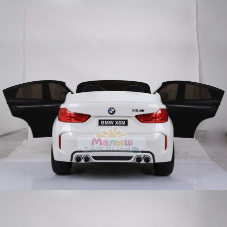 Детский электромобиль Bambi JJ2168 BMW белый двухместный Детский электромобиль Bambi JJ2168 BMW белый двухместный