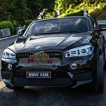 Двомісний дитячий електромобіль Джип Bambi JJ 2168-2 EBLR-2 BMW X6M, чорний