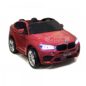 Двомісний Дитячий електромобіль Джип Bambi JJ 2168 EBLR-3 BMW X6M, червоний