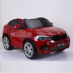 Двухместный детский электромобиль джип Bambi JJ 2168 EBLRS-3 BMW X6M, красный