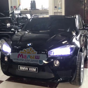 Детский электромобиль Джип Bambi JJ 2199 EBLR-2 BMW X6M, черный
