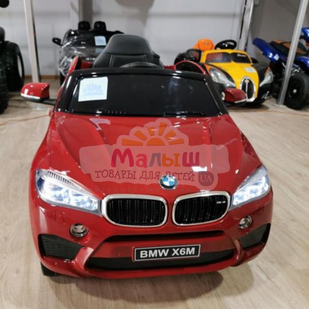 Детский электромобиль Bambi JJ 2199 BMW X6M джип красный