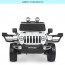 Дитячий електромобіль Джип Bambi M 4529 EBLR-1 Jeep Wrangler, білий