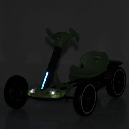 Электрокарт M 6072EBR-5 р/к2,4G, 1моторы35W, 1акум6V4AH, EVA, BLUETOOTH, музыка, свет, зеленый Электрокарт M 6072EBR-5 р/к2,4G, 1моторы35W, 1акум6V4AH, EVA, BLUETOOTH, музыка, свет, зеленый