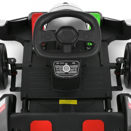 Электрокарта M 6322EBLR-1 на радиоуправлении 2,4G, 2моторы150W, 1акум24V14AH, EVA, музыка, свет, кожа, белый Электрокарта M 6322EBLR-1 на радиоуправлении 2,4G, 2моторы150W, 1акум24V14AH, EVA, музыка, свет, кожа, белый