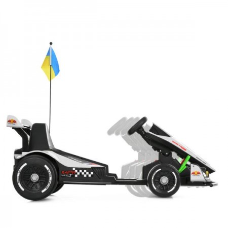 Электрокарта M 6322EBLR-1 на радиоуправлении 2,4G, 2моторы150W, 1акум24V14AH, EVA, музыка, свет, кожа, белый Электрокарта M 6322EBLR-1 на радиоуправлении 2,4G, 2моторы150W, 1акум24V14AH, EVA, музыка, свет, кожа, белый