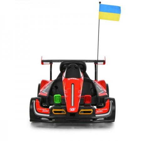 Электрокарта M 6322EBLR-3 на радиоуправлении 2,4G, 2моторы150W, 1акум24V14AH, EVA, музыка, свет, кожа, красный Электрокарта M 6322EBLR-3 на радиоуправлении 2,4G, 2моторы150W, 1акум24V14AH, EVA, музыка, свет, кожа, красный