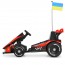 Электрокарта M 6322EBLR-3 на радиоуправлении 2,4G, 2моторы150W, 1акум24V14AH, EVA, музыка, свет, кожа, красный Электрокарта M 6322EBLR-3 на радиоуправлении 2,4G, 2моторы150W, 1акум24V14AH, EVA, музыка, свет, кожа, красный