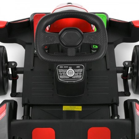 Электрокарта M 6322EBLR-3 на радиоуправлении 2,4G, 2моторы150W, 1акум24V14AH, EVA, музыка, свет, кожа, красный Электрокарта M 6322EBLR-3 на радиоуправлении 2,4G, 2моторы150W, 1акум24V14AH, EVA, музыка, свет, кожа, красный