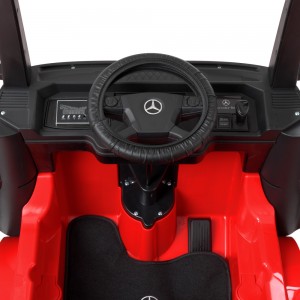 Детский электромобиль Грузовик Bambi M 4208 EBLR-3(2) Mercedes Actros, с прицепом, красный