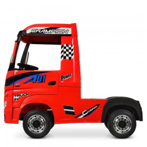 Детский электромобиль Грузовик Bambi M 4208 EBLR-3 Mercedes Actros, красный