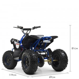Детский электро квадроцикл для подростков PROFI HB-EATV1000Q-4 V2, синий