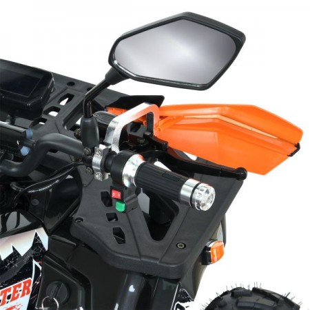 Квадроцикл HB-EATV1450F-P-2-7(MP3) V2 (1шт) мотор 1450W безщіт, 5аккум 12V/20AH, до 50км/год, до 82кг, помаранч+чорний