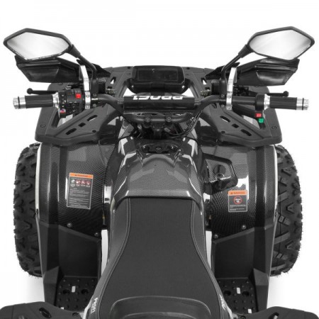 Квадроцикл HB-EATV1450F-P-2(MP3) V2 мотор 1450W безщеточный, 5аккум 12V/20AH,спинка, до 50км/ч, до 82кг, карб.чорний