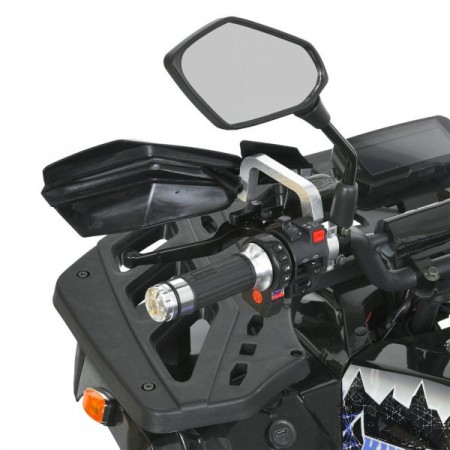 Квадроцикл HB-EATV1450H-2-4(MP3) V2 V2 (1шт) мотор 1450W безщітк., 5акум 12V/20AH, спинка, муз, до 82кг, bluetooth, SD, чорно-синій