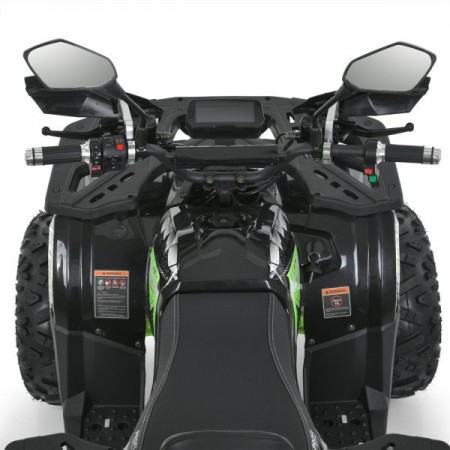 Квадроцикл HB-EATV1450H-2-5(MP3) V2 (1шт) мотор 1450W безщітк, 5акум 12V/20AH, муз, до 82кг, bluetooth, SD, чорно-зелений