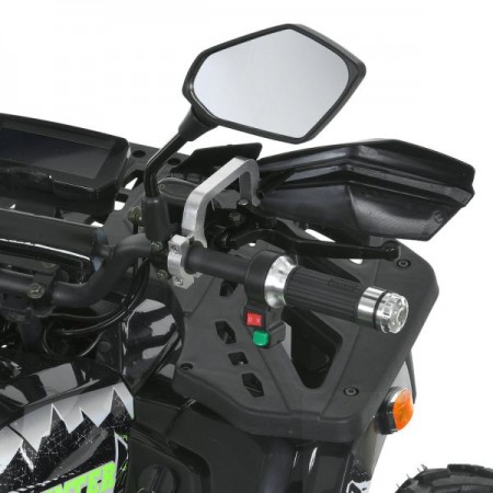 Квадроцикл HB-EATV1450H-2-5(MP3) V2 (1шт) мотор 1450W безщітк, 5акум 12V/20AH, муз, до 82кг, bluetooth, SD, чорно-зелений