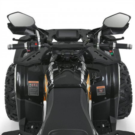 Квадроцикл HB-EATV1450H-2-7(MP3) V2 (1шт) мотор 1450W безщітк, 5акум 12V/20AH, до 82кг, муз,bluetooth., SD,чорно-помаранч.