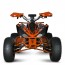 Квадроцикл HB-EATV1500B-7(MP3) 1шт мотор 1500W безщеточный, 5акум 12V/20AH, до 30км/ч, до 82кг, оранжевый.