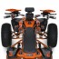 Квадроцикл HB-EATV1500B-7(MP3) 1шт мотор 1500W безщеточный, 5акум 12V/20AH, до 30км/ч, до 82кг, оранжевый.