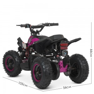 Детский электро квадроцикл для подростков PROFI HB-EATV800B-8S, розовый