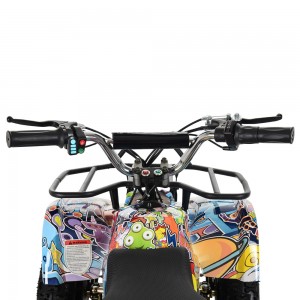 Детский электро квадроцикл для подростков PROFI HB-EATV800N-NEW8 (MP3) V3, граффити
