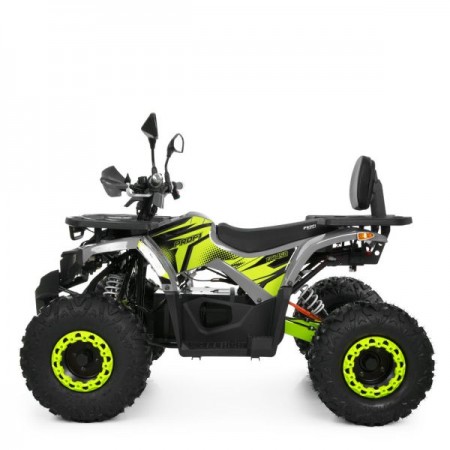 Квадроцикл HB-FC1450-11-5 мотор 1450W безщ, 5акум 12V/20AH,світло, до 50км/ч,до 82кг,сіро неоново-зелений Квадроцикл HB-FC1450-11-5 мотор 1450W безщ, 5акум 12V/20AH,світло, до 50км/ч,до 82кг,сіро неоново-зелений