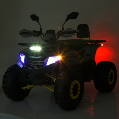 Квадроцикл HB-FC1450-11-6 мотор 1450W безщ, 5акум 12V/20AH,світло, до 50км/ч,до 82кг,сіро-жовтий