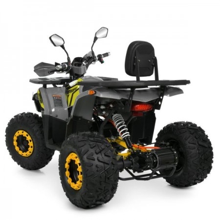 Квадроцикл HB-FC1450-11-6 мотор 1450W безщ, 5акум 12V/20AH,світло, до 50км/ч,до 82кг,сіро-жовтий