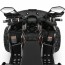 Квадроцикл HB-FFN1450-2-7(MP3) (1шт) мотор 1450W бесщеточный, 5аккум 12V/20AH, свет, до 50км/ч, до 82кг, черно-оранжевый