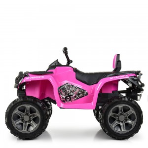 Детский электро квадроцикл Bambi M 3999 EBLR-8, розовый