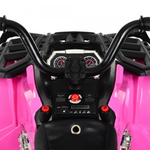 Детский электро квадроцикл Bambi M 3999 EBLR-8, розовый