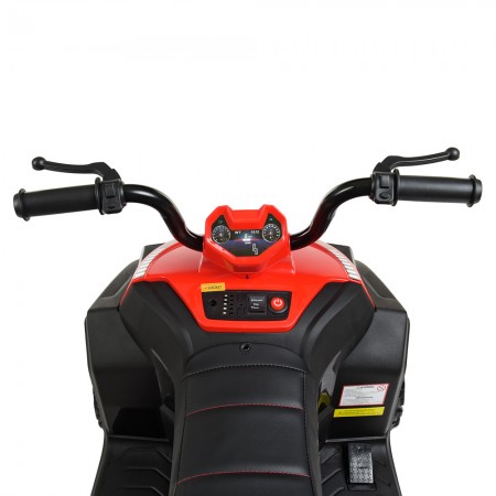 Детский электроквадроцикл Bambi M 4131 красный со светом
