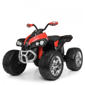 Детский электро квадроцикл Bambi M 4200 EBLR-3, черно-красный