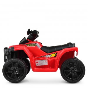 Детский электро квадроцикл Bambi M 4207 EL-3, красный