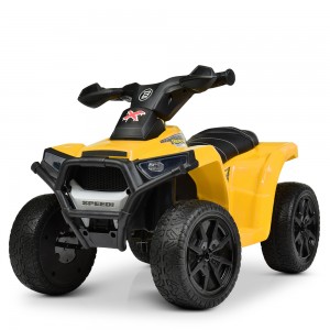 Дитячий електро квадроцикл Bambi M 4207 EL-6, жовтий