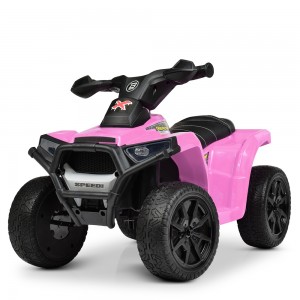 Дитячий електро квадроцикл Bambi M 4207 EL-8, рожевий