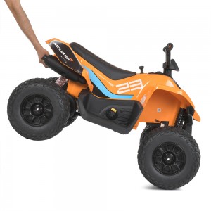 Детский электро квадроцикл Bambi M 5031 EBLR-7, оранжевый