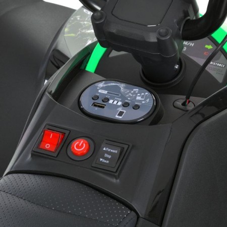 Квадроцикл M 6283EL-5 2*35W,1*12V7-9AH, муз, світло, шкір.сидіння, BLUETOOTH, MP3, USB, EVA, зелений Квадроцикл M 6283EL-5 2*35W,1*12V7-9AH, муз, світло, шкір.сидіння, BLUETOOTH, MP3, USB, EVA, зелений