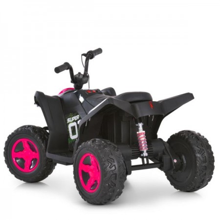 Квадроцикл M 6283EL-8 2*35W,1*12V7-9AH, муз, світло, шкір.сидіння, BLUETOOTH, MP3, USB, EVA, розовий Квадроцикл M 6283EL-8 2*35W,1*12V7-9AH, муз, світло, шкір.сидіння, BLUETOOTH, MP3, USB, EVA, розовий