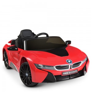 Детский электромобиль Bambi JE 1001-1 EBLR-3 BMW i8 Coupe, красный