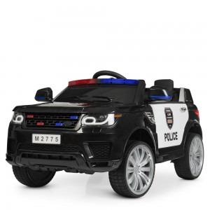 Дитячий електромобіль Джип Bambi M 2775 EBLR-1-2 Police, чорний